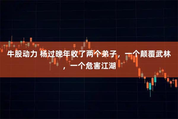 牛股动力 杨过晚年收了两个弟子，一个颠覆武林，一个危害江湖
