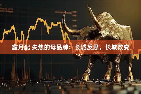 鑫月配 失焦的母品牌：长城反思，长城改变